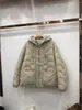 Trincheira feminina Coats 2023 Loosetype de manga comprida pato branco comum de lazer urbano com zíper curto