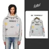 Rhude Hoodie Designer Fashion Sweatshirts Hand-painted Graffiti High Street Niche Design Men And Women's Couple Autumn Winter Trend