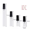 Mini Clear Glass Spray Bottle 2ml 3ml 4ml 5ml Atomizer Fine Mist Empty Plastic Bottle Spray Refillable Perfume Sample Bottles For Travel Party