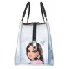 Bags Custom Bratz Rock Angelz Lunch Bag Women Warm Cooler Insulated Lunch Boxes for Office Travel Fruit Fresh Storage Bag