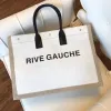 Weekender Rive Gauche Designer Bag 7A Womens top handle Large Linen Canvas shop bag Luxurys handbag clutch the tote bag mens Crossbody shoulder pochette travel bags
