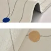 カーペットリビングルームのためのモダンなシンプルなラインカーペットベッドルームアンチスリップふわふわフロアマットノルディックスタディマントアート厚い柔らかいラグ