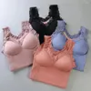 دبابات Camisoles للنساء دبابات أعلى نساء مبطنة مع v