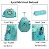 Taschen Kinder School Rolling Rucksack Tasche School Wheeled Rucksack für Mädchen Schootrolley Bag Räder Kinder Reise Lage Trolley Taschen Taschen