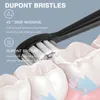 Boyakang Brosse à dents électrique à ultrasons 5 modes de nettoyage Timing intelligent Ipx7 Poils Dupont étanches Charge sans fil Adulte