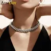 Toppkvalitet Classic European Design Fashion Women Jewelry Rose Gold Silver Color 10mm HerringBone Snake Chain Choker Necklace338R