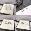 con serie G serie G Cour Diamond Earring Stud Designer Orecchini per design di perle per donne Gioielli Goth Gioielli Gioielli Lussuosi Regali di fidanzamento di lusso