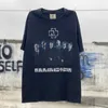 Bファミリーの同じドイツのタンクバンドアメリカンハイストリートヴィンテージVTGビンテージカジュアルショートスリーブTシャツ男性用