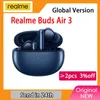 Hoofdtelefoon realme buds air 3 draadloze oortelefoon 42dB actieve ruisonderdrukking 546mAh Massiver batterij hoofdtelefoon IPX5 waterbestendige hoofdtelefoon