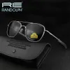 Randolph Re Sunglasses Men Woman Brand Projektantka Vintage American Army Wojskowe Słońce Okulary Aviation Gafas de Sol Hombre H220419283l