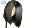 Bythair 360 Lace Bob Short Bob Precked Hairline 360 ​​Wig Brazilian Human Hair 150 ٪ Bleached Bleached مع Hair9535925