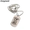 Hanger kettingen P2226 Dongmanli tv -serie Riverdale ketting roestvrijstalen mode -geïnspireerde sieraden voor fans laser printen1266v