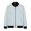 Mäns jackor Spring Solid Color Round Neck Zipper Casual Jacket Vind och regn Flanell Isolerade män Tjock fleece tröja