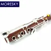 Moresky Oehler System Clarinet GチューンレッドウッドモパネクラリネットシルバーメッキキーM212