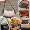 Ontwerper Avery Trend Saddle Schoudertas Nee Kleo Harle Luna Vrouwen Leer Crossbody Tas Eenvoudige massieve kleuren Flap Messenger Bag Designer Handtassen Zak