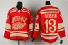 Winter Classics Detroit Red Wings RBK-Trikots 8 Abdelkader 9 Howe 13 Datsyuk 19 Steve Yzerman 71 Dylan Larkin Individuelles Hockey-Trikot