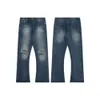 Pantalons de jeans de créateurs de jeans pour hommes Basique pour femmes Retro Street Wear Loust ​​Casual Bootcut Mens Trafle Blue M -2xltl0w