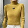 Designer de luxo Sweaters redondos de pescoço outono Mulheres femininas moda de manga longa impressão de casal de casal de casal