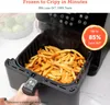 COSORI Air Fryer Oven Pro II 5,8 QT Grande friteuse à air, fonctions personnalisées 12 en 1, livre de recettes et recettes en ligne, panier carré amovible antiadhésif et lavable au lave-vaisselle