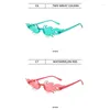 Brillen im Freien Brandbonbonfarbe Sonnenbrille Flamme All-in-One-Spiegel tragbar