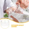 Servis uppsättningar transparent vattenkokare lock vatten kanna täcker liten glas byte av kanna byte av pitcher