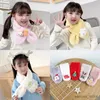 Scarves Wraps Kids Scarf For Children Girl Scarf Cute Soft Plush Baby Thicken Boys Winter Neckerchief Keep Warm Products Baby Accessories