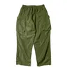 Nowe męskie spodnie luźne spodnie mody streetwearne spodnie joggingowe marynarka wojenna zielona
