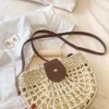 Stume a tracolla fatta a mano borse da donna intrecciata intrecciata boemia clutch Nuova sacca da rattan estiva da donna sacca a tracolla cannucciata fmt-4180