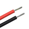 Accessories Photovoltaic Cable 12AWG 4mm Solar Panel Cable Wire Black+Red Cable for Solar Module Connection TUV Approval Power PV System