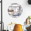 Football Wall Stickers Decorative Mirror Sticker DIY Soccer Home Decor GYM Sports Ball Games Self Adhesive Acrylic Mural Panel 210221A