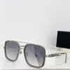 2024 시즌 새로운 The Endi Sunglasses Mens 패션 브랜드 금속 녹색 정사각형 프레임 파일럿 스타일 선글라스와 상자와 함께 endi