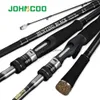 Barre da pesca in barca Johncoo Canna da pesca in carbonio 2,7 m 3,0 m MH H POWER 10-45G BASSE DI BAITSING BASSE MAILE CANDA DI PESCA INSHORE 3 sezioni rotanti rodl231223