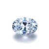 0 1ct-8 0ct2 4mm-10 14mm 타원형 인증서 D F Color VVS Clarity Perfect 3EX 느슨한 합성 실험실 다이아몬드 Moissanite 183L