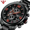 Nibosi Design exclusivo Men Wristwatch Big Dial Dial Casual Watch Business Masculino Sport Men Watch Men Creative Relogio Masculino308G