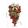 Decorative Flowers Wreaths Christmas Candy Upside Down Hanging Ornaments Front Door Wall Decorations Merry Tree Home Decor Drop Delive Dhrdz