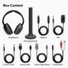 Conectores Avantree Opera Auriculares inalámbricos Bluetooth 5.0 Transmisor de derivación Base de carga, 164 pies de largo alcance, retardo de audio, micrófono externo