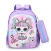 Sacs mignons filles rose 3D Sacs scolaires de licorne pour enfants garçons 3d dinosaur sac à dos primaire de première classe sac à dos de première classe