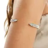 Bangle Upper Arm Mankiet dla kobiet Teens Armlet Bracelets Girls Elastyczna letnia biżuteria diamante