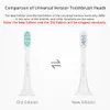 Diş Fırçası% 100 Xiaomi Mijia Elektrikli Diş Fırçası Kafası 1 PCS3pcs T300T500 Akıllı Akustik Temiz Diş Fırçası Başlıkları 3D Fırça Başlık