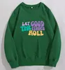 Women's Hoodies Mardi Gras Let The Good Times Roll Sweatshirts Pullovers Women Trendy Casual Cotton Tumblr Top