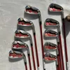 Новые гольф-клубы 5 звезд Irons Set honma08 Golf кованые утюги 4-11.A.S Стальный графитный вал R/S/SR Flex с головными покрытиями DHL FedEx