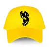 Top Caps Komik Tasarım Beyzbol Black Yawawe Hat Pamuk Cadılar Bayram