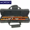 Moresky Flute 16 Close Holes C Keys Instrument Cupronickel Nickel Plated Tangerine Flute With E Key MFL608