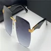 new fashion glasses design sunglasses the artist ii polygon rimless frame generous style highend outdoor uv400 protection lens222j