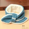 Envolturas de bufandas New Outumn Winter Baby Buff Algody Plus Velvet Gros grues