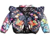 Girls Children Jacket Print Kids warm Jackets Winter Baby Clothing Outerwear nice 3D butterfly coat LJ2011286223167