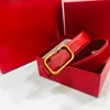 Ceinture de luxe ceinture de créateurs pour femmes Cintura Uomo en cuir ceintures métal V Bouilles de boucle CINTURA CINTURA AVEC BOAR