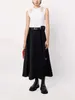 luxurious women designer skirt clothing for ladies summer quality fashion Triangular logo big swing long loincloth overskirt Dec 22 New