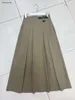 marka damska spódnica odzież dla kobiet letnia jakość logo haft logo wielka huśtawka długie mody Orskirt 22 grudnia fw