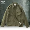 Veste Cargo multi-poches pour hommes, tactique, couleur unie, rétro, décontracté, Style Safari, ample, à revers, M42, vêtements d'extérieur, 231222